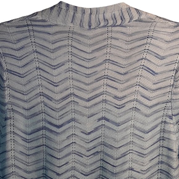 Stripe Pattern Open Front Cardigan🪞⛓️ - Picture 9 of 15